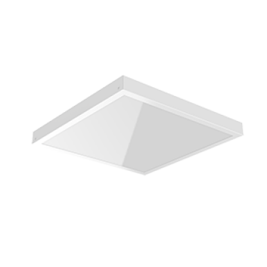  Светодиодный светильник VARTON A070/N офисный накладной 35 Вт 5000 K 610х610х56 мм IP40 с равномерной засветкой рассеиватель опал диммируемый по протоколу DALI